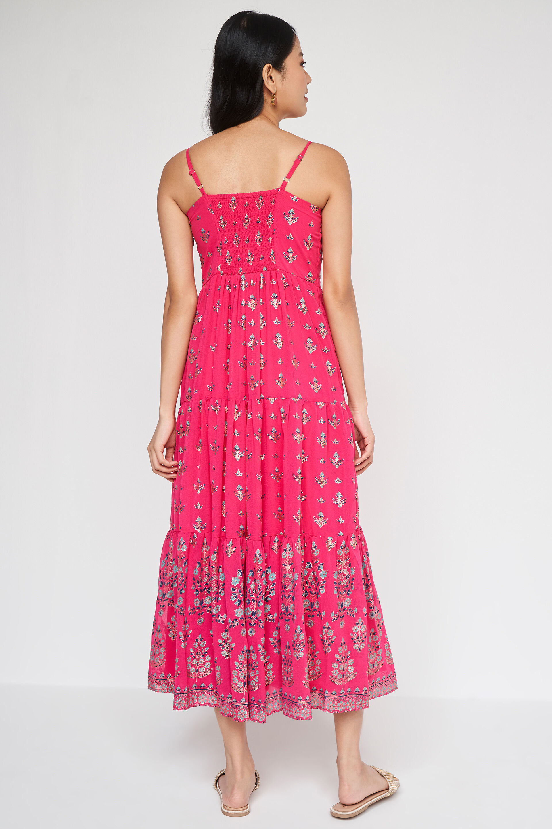 Global desi pink maxi clearance dress